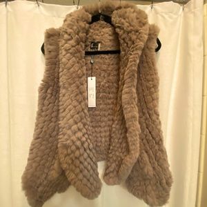 NWT Furry vest
